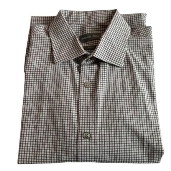 GUC Michael Kors & Calvin Klein Slim Dress Shirts - Set of 3. Size 16.5, 34/35. - Picture 7 of 8